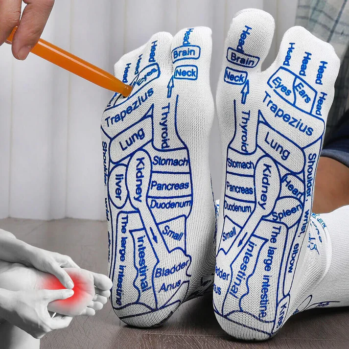 Sosete pentru Masaj, Presopunctură si Reflexoterapie