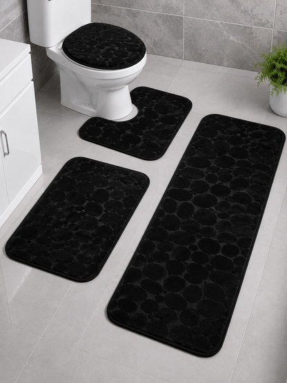 Set 4 Covorașe de Baie Antiderapante
