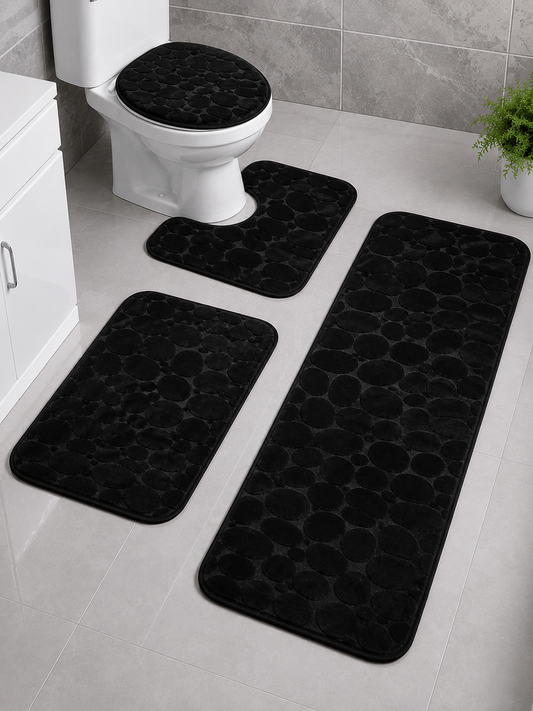 Set 4 Covorașe de Baie Antiderapante